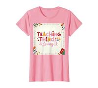 Teaching Third & Loving It: Educator Passion T-Shirt, Women, Pink, XXL