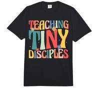 Teaching Tiny Disciples Christian Teacher Sunday School Comfort Colors Adult Heavyweight T-Shirt