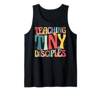 Teaching Tiny Disciples Christian Teacher Sunday School Tank Top