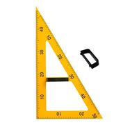Teaching Triangle Ruler Magnetic, Visibility for Large Spaces, 36.5x36.5x51.5cm, Measuring Tool, Rulers, Versatile Geometry Tool, | for Architect Engineer Artist Designer School