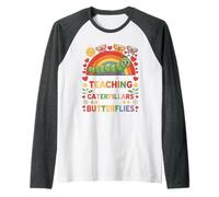 Teaching Turns Caterpillars Into Butterflies - Raglan Baseball Tee