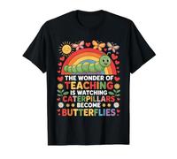Teaching Turns Caterpillars Into Butterflies - Value Graphic T-Shirt, Men, Black, XL