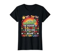 Teaching Turns Caterpillars Into Butterflies - Value Graphic T-Shirt, Women, Black, L