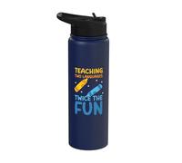 Teaching Two Languages Twice the Fun - Dual Language Teacher Stainless Steel Insulated Water Bottle