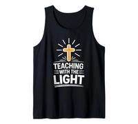 Teaching with The Light Christian Faith for Teachers Tank Top