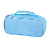 Teackbd Blue Pencil Pouch,Cute Pencil Case,Pencil Case Aesthetic,Big Capacity Pen Bag Box with Handle,Pencil Case for Girls Boys Suitable for School and Family Use