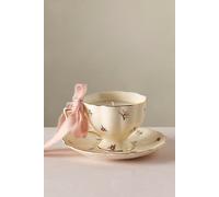 Teacup Candle With Saucer at Free People in Nordic Floral - female