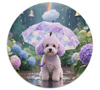 Teacup Poodle 1000 Piece Jigsaw Puzzle For Adults Family Challenge Toys Stress Relief Puzzle Exercise The Memory of The Brain For Adults Gifts 1000pcs (67.5x67.5cm)