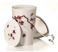Teaeve Herbal Tea Cup Cherry Blossom Porcelain Tea Cup 0.35 Litres