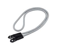 TEAFIRST Hand Made Braided Camera Single Shoulder Neck Strap Rope+Leather For Leica Sony, Gray, 100 cm