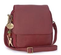 Teagan Small Leather Cross Body Bag With Multiple Compartments Catwalk Collection Handbags Red Small