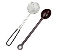 TeaJoy Bubble Tea Scoop & Topping Ladle Set | Powder Measuring Scoop & Stainless Steel Boba Ladle | Perfect for Milk Tea, Fruit Tea, Popping Boba & Tapioca | Easy to Use & Clean | Boba Tea Tools