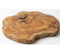 Teak Charcuterie Serving Board & Platter | Rustic 40cm wooden log slice design, perfect for cheese, food displays, and entertaining