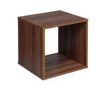 Urbn-Living Urbnliving Height 30Cm Shelves Cube Shelving Colour Teak Cube Display Storage Wood Shelf