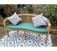 Charles Bentley Solid Wooden Teak Garden Outdoor San Diego Bench 5.2Ft 3 Seater