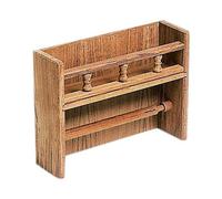 Teak kitchen paper holder 327x90x250 mm - 1 PC - 71.602.66 - 7160266