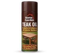 Teak Oil Spray 400ml - Long Lasting Protection for Wooden Garden Furniture, Indoor Outdoor Decking, Hardwood & Softwood Care & Maintenance - Wood Protector 2614