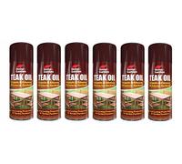 Teak Oil Spray Indoor Outdoor Garden Furniture Decking Hardwood/Softwood Protection Care 400ml New Wilsons Direct (6)