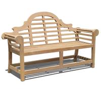 Teak Outdoor Decorative Bench, 3 Seater - Lutyens-Style Range - 1.65m