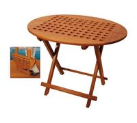 Teak oval table 80x65x57 cm - 1 PC - 71.306.15 - 7130615