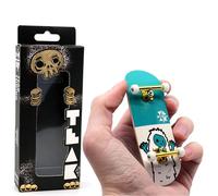 Teak Tuning 32mm Heat Transfer Graphic Complete Fingerboard - “Teak Yeti | 32mm x 97mm Handmade Wood Deck | Pro Board Shape & Size | 61A Pro Duro Bushings | Prodigy Pro Trucks