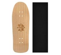 Teak Tuning Cruiser Wooden Fingerboard Deck - The Classic | 34mm x 100mm | Pro Shape & Size | 5 Handmade Plies Wood Veneer | Includes PROlific Foam Tape