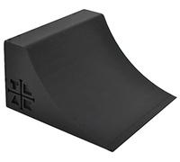 Teak Tuning Fingerboard Quarter Pipe - 4 x 4 x 2.25 - Black Colorway