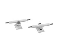 Teak Tuning Two Fingerboard 34mm Width Prodigy Trucks - White | Upgraded Tuning | No Spacers Required | All Hardware Included