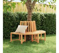 Tree Bench Garden Bench Wooden Bench Chair Half Round Solid Wood Teak vidaXL