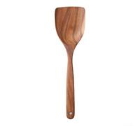 Teak Wood Wok Spatula Solid Wooden Cooking Shovel