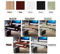 Teak Wooden Sliding Keyboard Tray Under Desk - 60x27cm/70x27cm with Rail Runners for Smooth In-Out Access Perfect for Home Office & Space-Saving Solutions