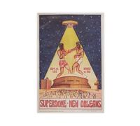 teakcang Muhammad Ali Vs. Leon Spinks Undisputed Heavyweight World Championship Battle Fight Poster Canvas Poster Bedroom Decor Landscape Office Room Decor Gift 20x30inch(50x75cm)