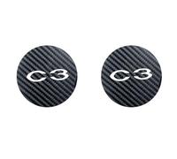 TEAKEA 2PCS Car Cup Coaster, For Citroën C3 Drink Holder Coaster Cup Holder Insert Coaster Car Interior Accessories