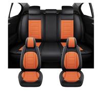 TEAKEA Front Car Seat Covers Car Seat Covers Front And Rear Protectors For Tiguan For Golf 8 7 6 5 4 ID4 For Polo 9N(Orange)