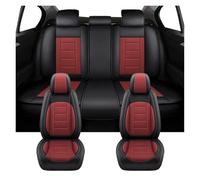 TEAKEA Front Car Seat Covers Car Seat Covers Front And Rear Protectors For Tiguan For Golf 8 7 6 5 4 ID4 For Polo 9N(Wine red)