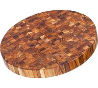 Teakhaus Cutting Board 45,7x5 cm Round, Wood, Brown, 45.7 x 45.7 x 5 cm