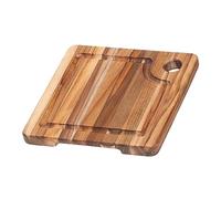 Teakhaus Cutting Board, Wood, Brown, 20 x 20 x 1.9 cm