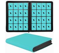 Teal 1000+ Premium Zip Card Binder with Double Sided Pockets for MTG, TCG, Sports Cards
