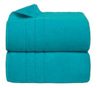 (Teal) 2 Piece Egyptian Cotton Towels Large Bath Towel Sheet Super Soft Towel Bale Set