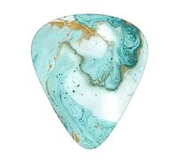 Teal And Gold Marble High-Quality, Wear-Resistant And Tough Guitar Picks Give You A Different Musical Experience