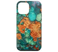 Teal And Orange Patina Oxidation Grunge Art Case for iPhone 12 Pro Max