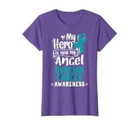 Teal Awareness Ribbon - Ovarian Cancer TShirt T-Shirt