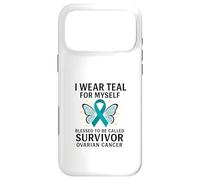 Teal Awareness Ribbon Support Art Case for iPhone 17 Pro Max