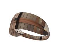 Teal Barn Door Floral Sports Headband For Men Women Tennis Sweat Band For Workout Sports Headbands Elastic For Running