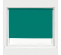 Teal Blackout Roller Blinds Thermal Blackout Material Metal Brackets & FIttings 25mm Roller Tube Easy Fit Child Safe Bedroom Office 180cm Width x 160cm Length