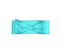 Teal Blue Baby Elastic Bow Hairband For Baby Welcome Party Family Photography New Parents Gift