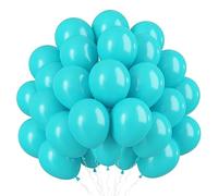 Teal Blue Balloons 5inch Small Turquoise Balloon 60pcs Mini Round Matte Teal Latex Balloons for Arch Garland Teal Balloon for Birthday Party Decoration Wedding