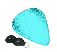 Teal Blue Guitar Picks, 6 Pack Includes Thin(.46mm), Medium(.71mm) & Heavy Gauges(.96mm) Suitable For Guitar, Ukulele, Etc.