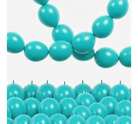 Teal Blue Linking Balloons, 60PCS 10 Inch Turquoise Quick Link Balloons for Making Balloon Wall Heart Arch, Tails Balloon for Wedding Birthday Bridal Baby Shower Mermaid Pool Octopus Party Decorations