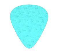 Teal Blue Print Guitar Picks,12 Pack Guitar Plectrums Thin, For Bass Electric Acoustic Guitars Ukulele